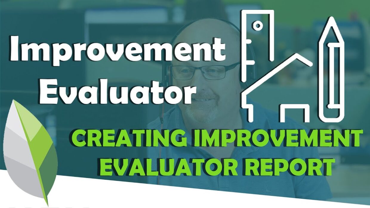 Improvement Evaluator: Creating Improvement Evaluator report